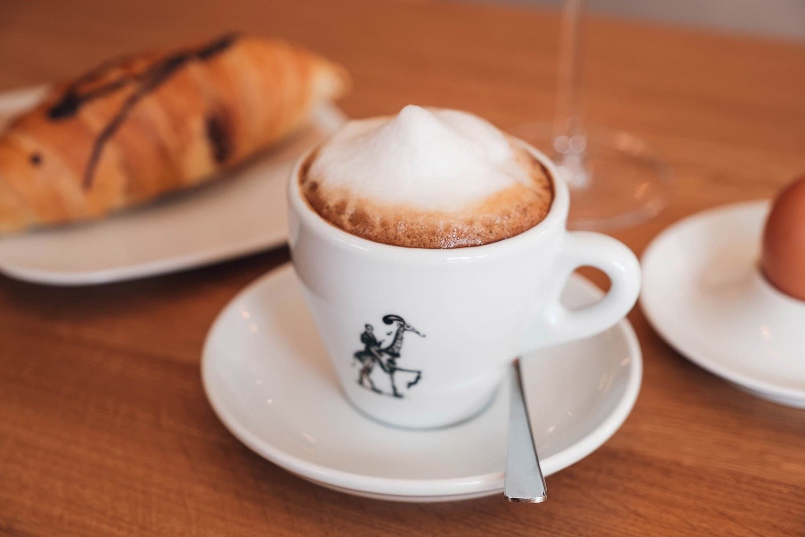 Coffee and croissant